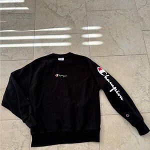 Champion reverse weave Black Crewneck Sweater